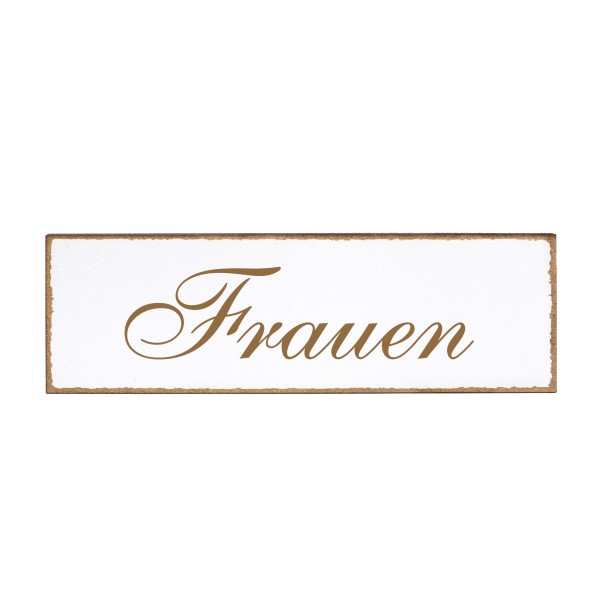 Deko Türschild - Frauen - Schild 150x50cm - Schilder Türschilder