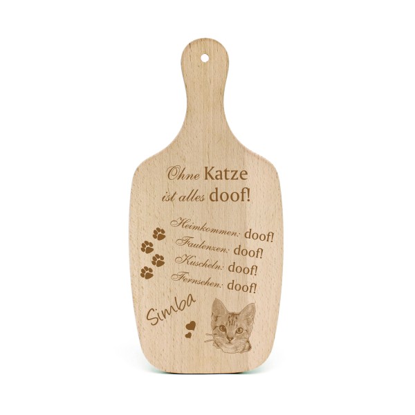 Katzendeko Schild Geschenk American Shorthair Katze -... Alles Doof- Deko Katzenliebhaber