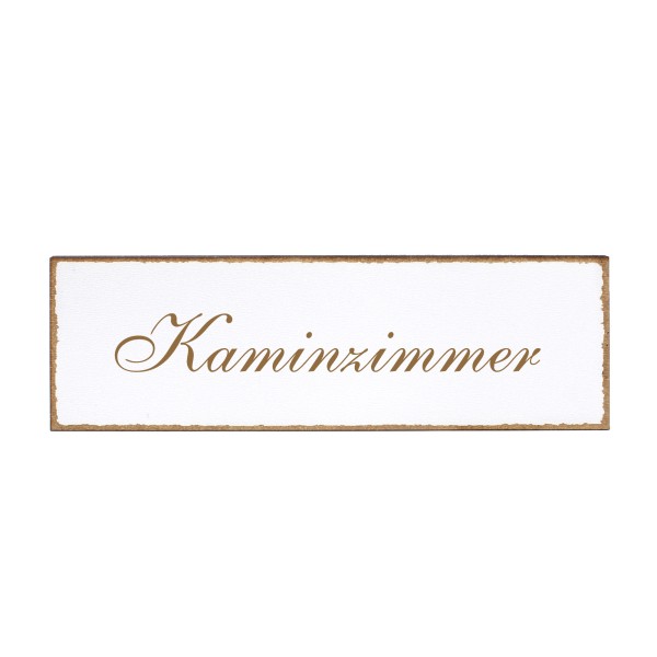 Deko Türschild - Kaminzimmer - Schild 150x50cm - Schilder Türschilder