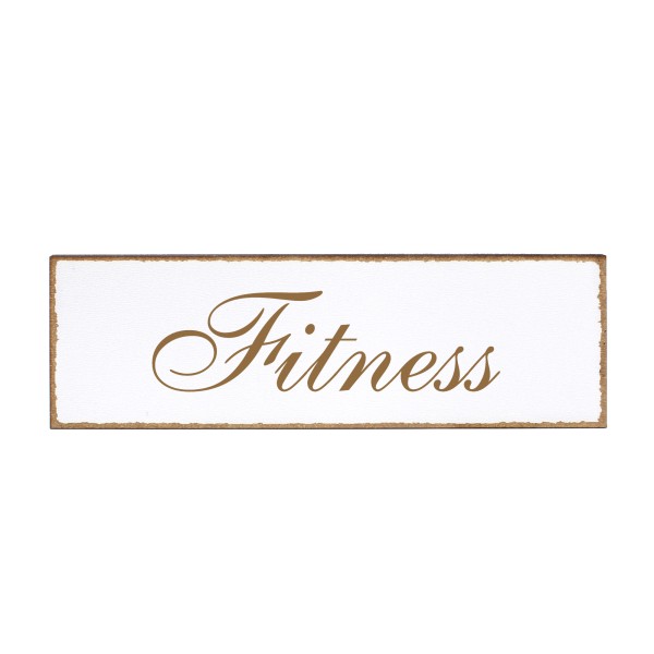 Deko Türschild - Fitness - Schild 150x50cm - Schilder Türschilder