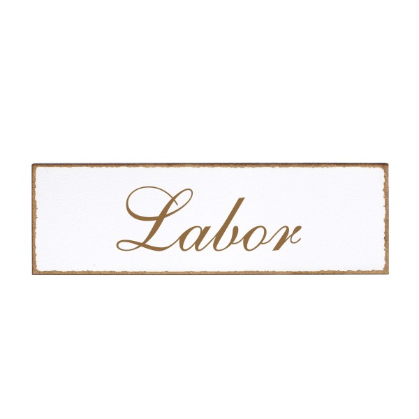 Deko Türschild - Labor - Schild 150x50cm - Schilder Türschilder