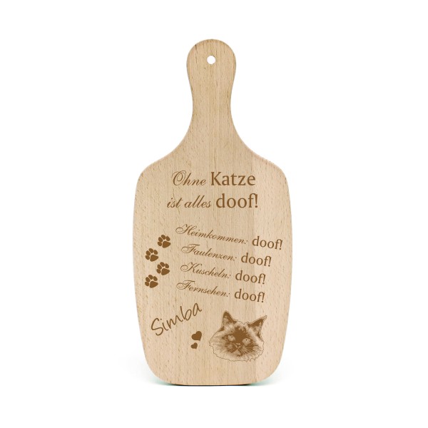 Katzendeko Schild Geschenk Himalaya Katze -... Alles Doof- Deko Katzenliebhaber