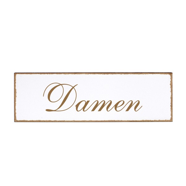 Deko Türschild - Damen - Schild 150x50cm - Schilder Türschilder