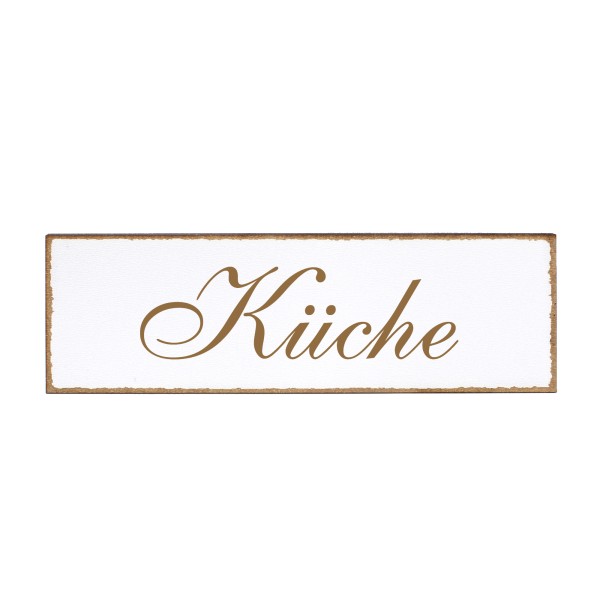 Deko Türschild - Küche - Schild 150x50cm - Schilder Türschilder